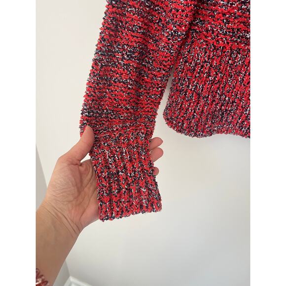 Current/Elliott The Moonshine Sweater Red/Black Speckled Size Small - Picture 6 of 8